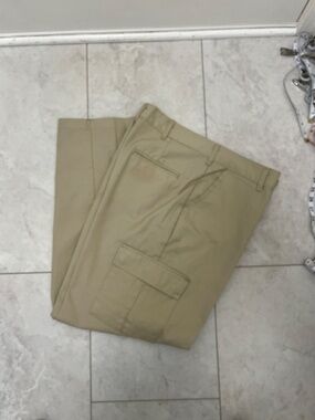Men's Aramark Cream Work Chinos, 36W x 32L